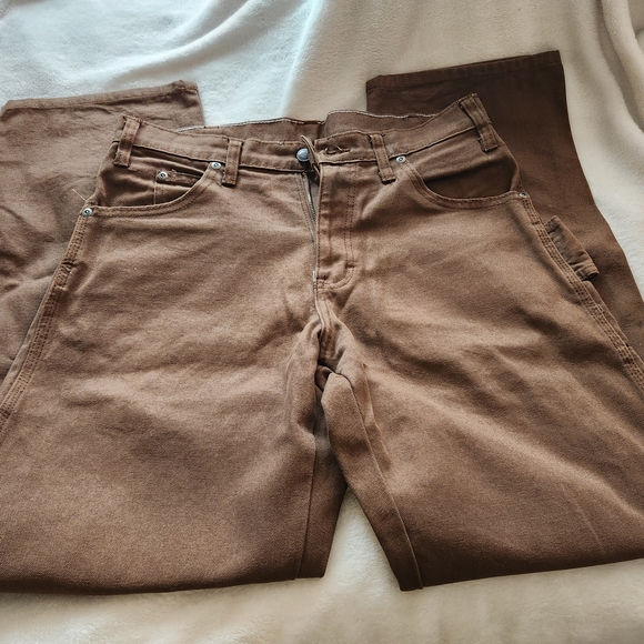 Brown Denim Jeans - Picture 1 of 3